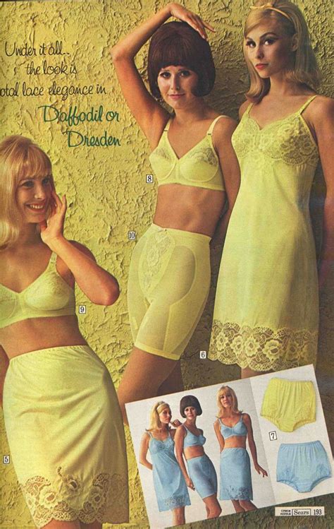 pin  vintage lingerie advertisements