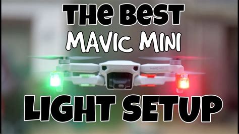 mavic mini light setup youtube