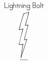 Lightning Bolt Coloring Thunder Twistynoodle Pages Template Print Kids Printable Bolts Color Colouring Storm Cloud Noodle Outline Rain Designlooter Drawings sketch template