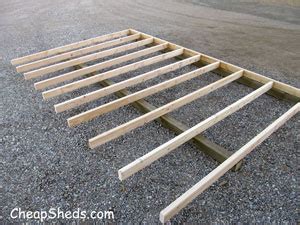 build  shed floor