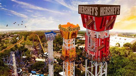 hersheypark announces hershey triple tower opening