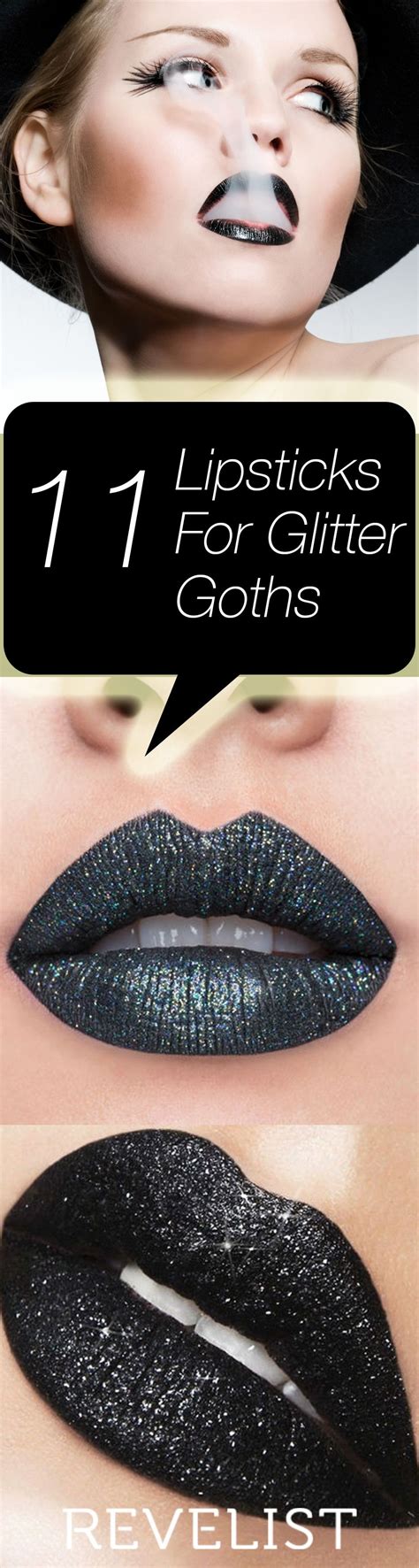 Here Are 11 Sparkly Black Lipsticks — I E Goth Tears — That Too Faced