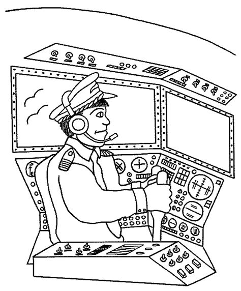 pilot coloring pages coloring home