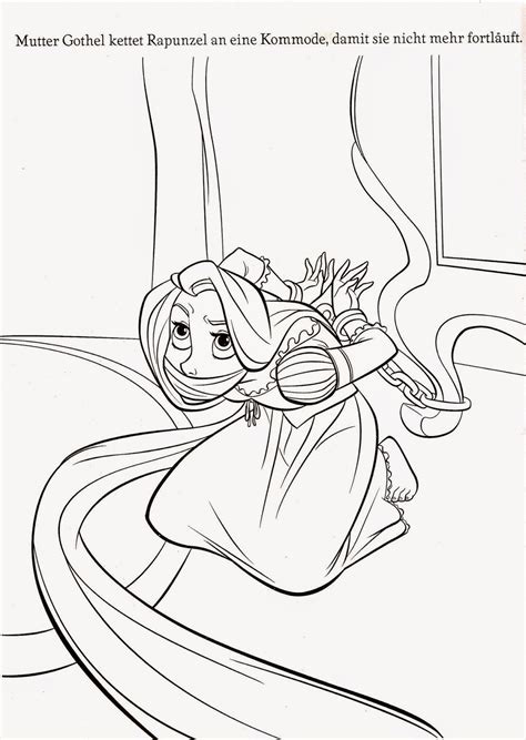 tangled coloring pages printable