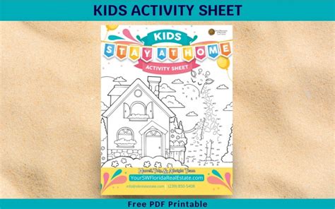 kids activity sheet