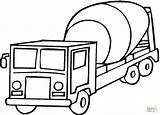 Coloring Pages Mixer Cement Truck Transportation Printable Color Toddlers Land Transport Log Colouring Preschoolers Clipart Print Crafts Getcolorings Preschool Trucks sketch template