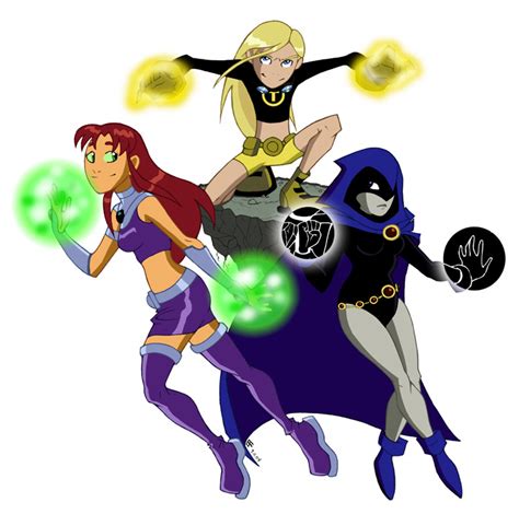 Teen Titans Girls By Zzleigh On Deviantart