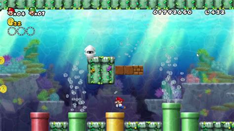 mario underwater level gameplay youtube