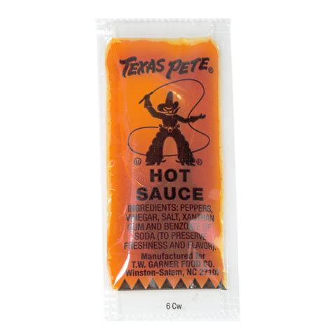 wholesale texas pete hot sauce packet  dollardays