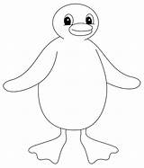 Pingu Coloring Draw Pages Sky sketch template