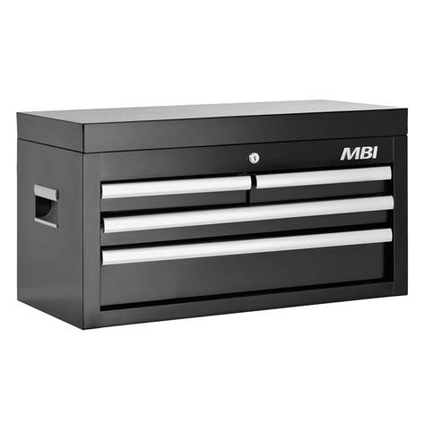 Mbi 26 In 4 Drawer Tool Chest Black Mtc26 4bk The Home Depot