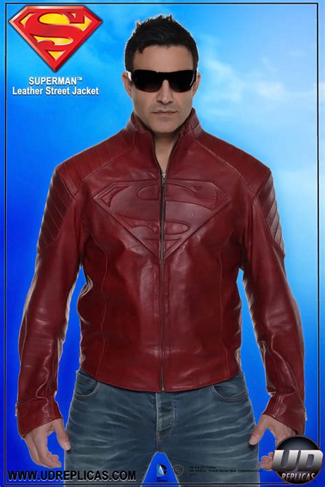 Superman Smallville Leather Jacket Replica