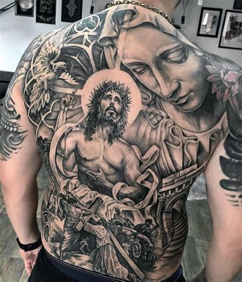 Catholic Chest Tattoos For Men Best Tattoo Ideas