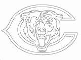 Coloring Pages Nfl Bears Chicago Printable Logo Sheets Football Bear Browns Cleveland Stencil Coloringfolder sketch template