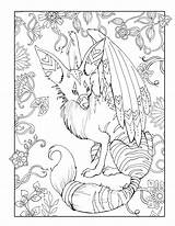 Coloring Mythical Pages Animals Magical Adult Book Colouring Color Animal Cute Beautiful Books Choose Board Doodles Print sketch template