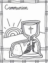 Coloring Pages Communion First Bulletin Eucharist Color Bread Wine Sheet Cover Drawing Printable Getcolorings Line Print Catholic sketch template