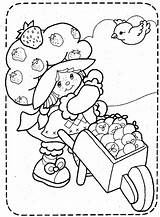 Shortcake Strawberry Coloring Vintage Pages Library Clipart Moranguinho Cartoon sketch template