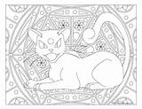 Pokemon Coloring Persian Pages sketch template