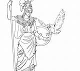Athena Pages Coloring Getdrawings Aphrodite Colorful Getcolorings sketch template