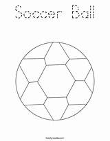 Coloring Ball Soccer Worksheet Template Change Tracing Favorites Login Add Twistynoodle Outline Style sketch template