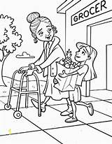 Helping Coloring Others Pages Printable Drawing Getdrawings sketch template