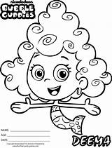 Coloring Bubble Guppies Pages Molly Printable Deema Kids Guppy Print Bubbles Online Mermaid Book Color Underwater Enjoy Gif Printables Books sketch template