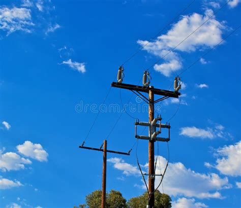 power pole stock photo image  power  communication