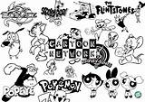 90s Cartoon Network Characters Doodle 90 Digital Doodling Cartoons Tattoos Style sketch template