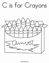 Coloring Crayons Box Print Ll sketch template