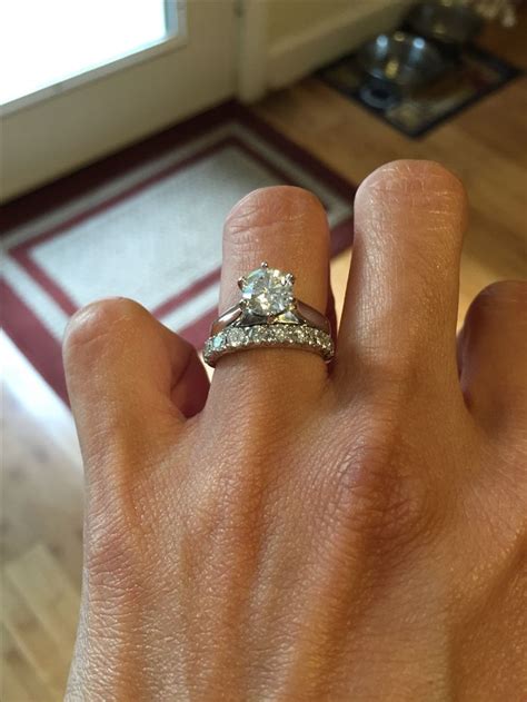 Show me your solitaire rings with an eternity diamond