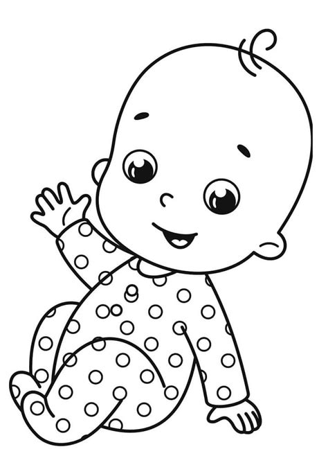 baby coloring pages  print