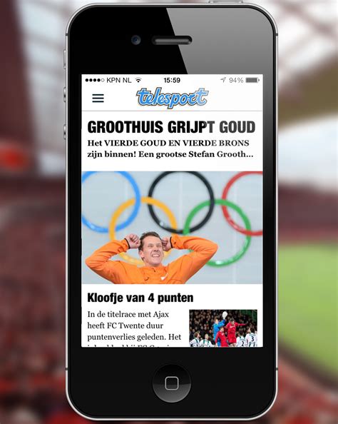 de telegraaf lanceert telesport app voor iphone en android marketingtribune media