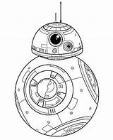 Coloring Wars Star Bb Droid Printable Bb8 Pages Robot Sheet Topcoloringpages sketch template