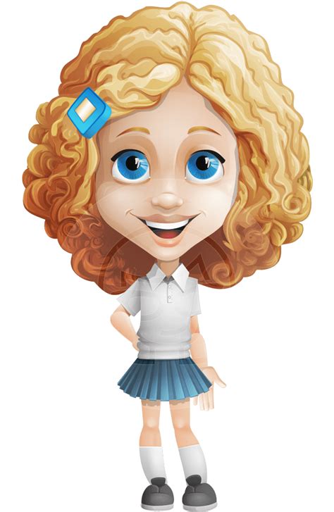 Girl Cartoon Characters With Blonde Hair