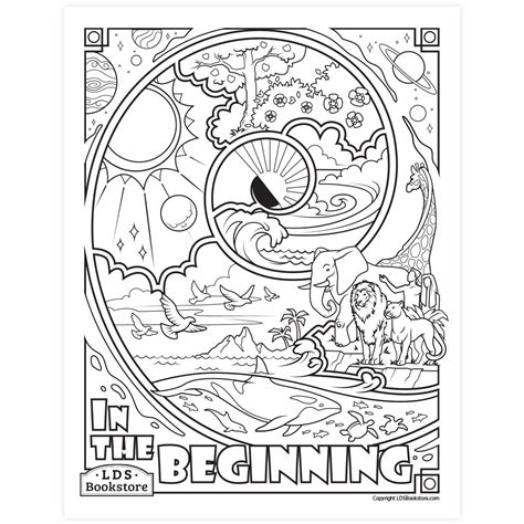 creation coloring pages