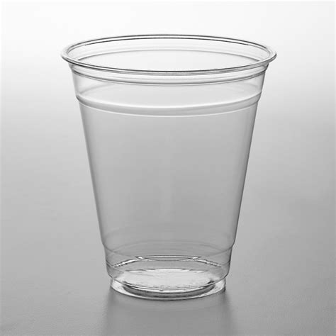 choice hd  oz heavy weight clear pet plastic cold cup case