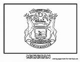 Michigan Flag State Coloring Pages Clipart Logo Flags Oct Clipground Popular Visit University States Choose Board sketch template