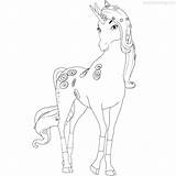 Lyria Unicorns Xcolorings sketch template