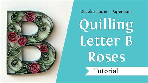 quilling letters tutorial  edge uppercase letter  pattern template