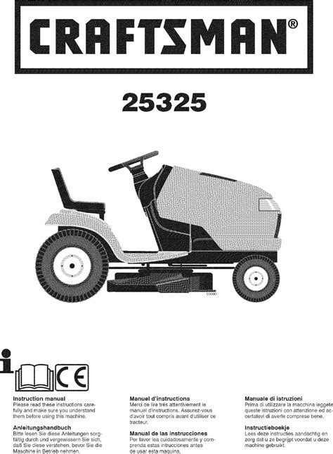 Craftsman 917253250 User Manual Mower Deck Manuals And Guides L0803329