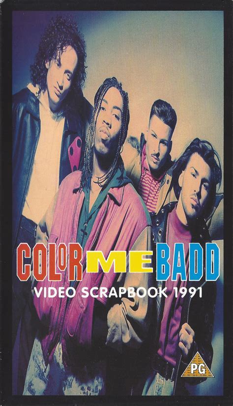 Color Me Badd Video Scrapbook 1991 Releases Discogs