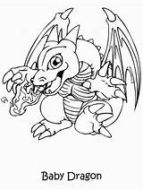 Coloring Pages Dragon Baby Yugioh Oh Yu Gi Printable Print Book Cute Kids Breathing Fire Drawing Colouring Pokemon Dragons Color sketch template