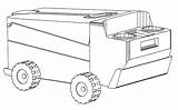 Zamboni Coloring Template Pages Sketchite sketch template