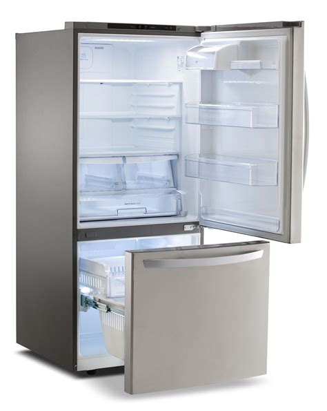 lg bottom mount refrigerator offers  easy  efficient   store  food