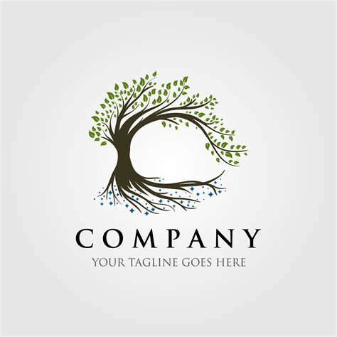 pin  haley mullen  logo design   tree logo design logo illustration design