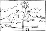 Landscape Coloring Pages Getcoloringpages Printable Nature Colouring sketch template