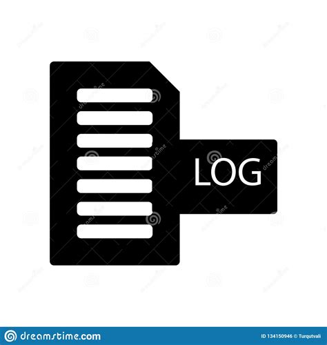 log icon vector isolated  white background log sign black symbols