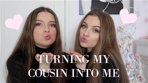 turning my little cousin into me♡ youtube