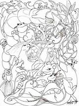 Pages Pokemon Coloring Mycoloring Printable Source sketch template