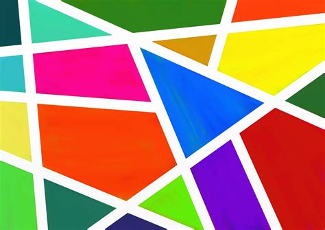 geometric color pattern  image